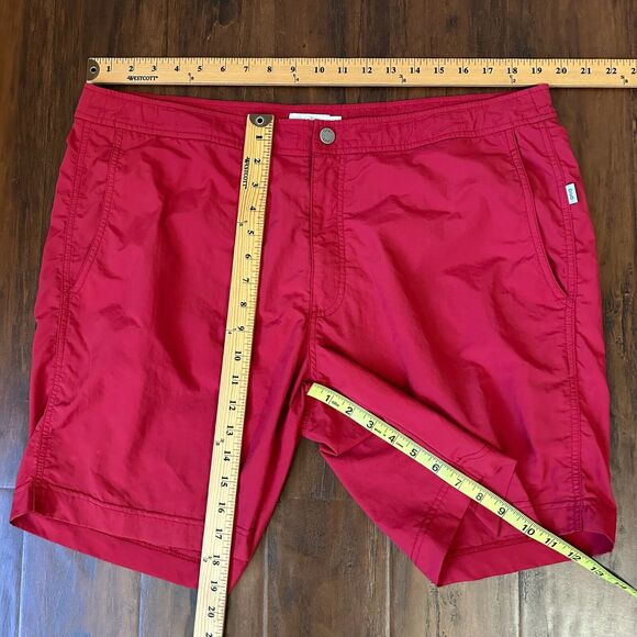 ONIA The Calder 7.5" Swim Shorts Trunks in Red Mens - Picture 12 of 12